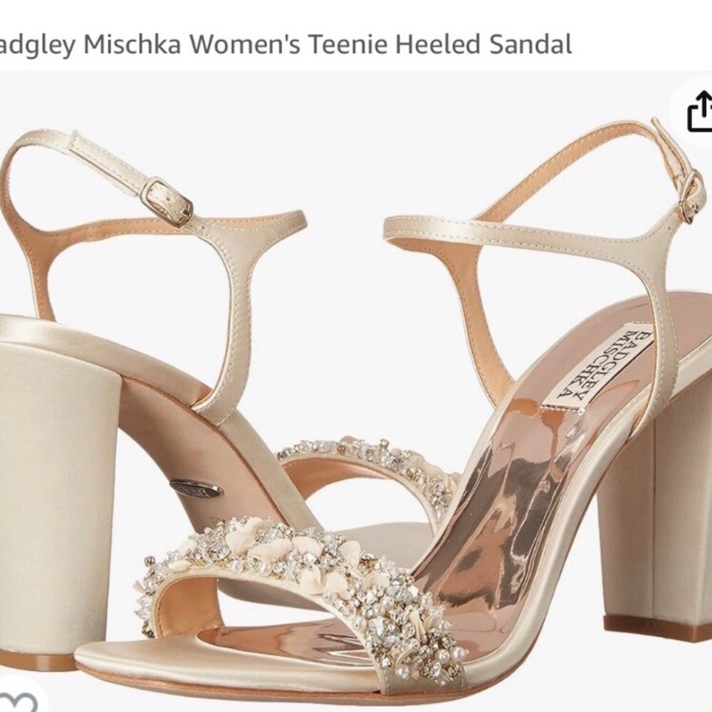 Badgley Mischka Embellished Heels